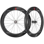 Fulcrum Racing Wind 75 DB Carbon Disc Road Wheelset - Black / 12mm Front 142x12mm Rear Shimano Centerlock Pair 11-12 Speed Clincher 700c
