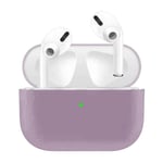 Apple Airpods Pro Charging Case Ultra Tyndt Silikontui - Lilla