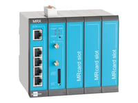 INSYS icom MRX5 LTE Modular 4G cellular router worldwide freq. bands VPN 5xEthernet 10/100BT 2xdig.in MRcard-Slots 3xfree