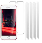 Fonetek® 10x Clear Plastic PET LCD Screen Protector Cover Guards for Apple iPhone SE 2020