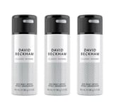 David Beckham Classic Homme Anti-Perspirant Deodorant Body Spray Set Of 3 x150ml