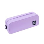 Grafoplás | Lavender Pastel Silicone Case | 20 x 7.5 x 7.5 cm | Soft Touch | Flexible | Water Resistant | Bits & Bobs Pop Up Design | Pastel Colours, Lavender Cake, 20x7,5x7,5cm, School