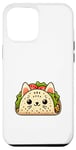 Coque pour iPhone 14 Plus Taco Cat Funny Food Lover Animal Lover