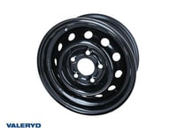 Stålfälg 5.5X14, 5x112, ET30, 950Kg svart Valeryd