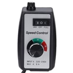 Universal Elektronisk Steglös Hastighetsregulator Switch Regulator för Motorfläkt Luftkanalfläkt EU 230V