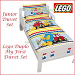 Lego Duplo My First Duvet Cover Set 'I Love Building' NEW Toddler/Junior Bedding