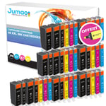 40 cartouches type Jumao compatibles pour Canon PIXMA MG6450 6650 7150 MX725 +Fluo offert