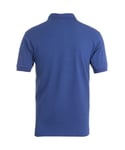 Lacoste Mens Classic Fit Cobalt Blue Polo Shirt Cotton - Size Small
