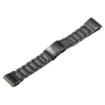 Garmin Tactix 7 Pro/Fenix​​7X/6X Pro Titanium Steel Watch Band - Grå
