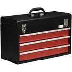 Drawer Tool Chest Lockable Tool Box with Ball Bearing Runners