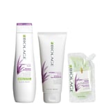 Biolage Hydrasource Shampoo, Conditioner and Deep Hair Treatment Hydrating Routine for Dry Hair