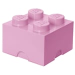 "Brique de rangement LEGO 4 - violet clair"