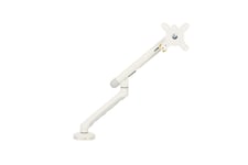 Bakker Elkhuizen Flexible Single - Monteringssats - Justerbar Arm Med Mekanisk Fjäder - För Bildskärm - Aluminium, Stål, Abs-Plast, Termoplastisk Gummi (Tpr), Polyamid (Pa6) - Vit - Skärmstorlek: 17"-35" (For Flat Screen), 17"-32" (For Curved Screen
