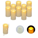 LED-ljus utan låga, flera storleksalternativ, säkra och långvariga,2.2x4.3 Tum5x11cm