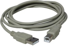 Usb Logo Cable Usb-A - Usb-B 1.8M Gray (7946)
