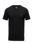 Custom Slim Fit Jersey V-Neck T-Shirt Tops T-shirts Short-sleeved Black Polo Ralph Lauren