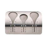Master Class Professional Stainless Steel Triple Towel Holder