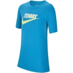 Nike NIKE Tennis Tee Turquoise Boys (XS)