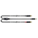 CORDIAL CABLES Câble Y bretelle minijack/2 Rca longs 3 m CÂBLES BRETELLE Essentials Mini-Jack / RCA