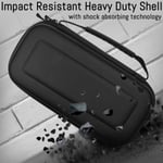 For Switch Lite Carry Case Hard Bag+ Shell Cover + Protector Ac E Three Piece Black Bag