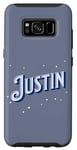 Galaxy S8 justin name personalised Case