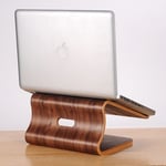 Capida SAMDI laptop hållare i trä till MacBook/PC - Valnöt