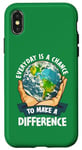 iPhone X/XS Everyday is a Chance to Make a Difference | Nature Earth Day Case