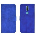 GOGME Leather Case for Nokia 2.4 Case, Retro Style PU/TPU Wallet Folio Case, Collection Premium Folio Cover with [Card Slots] and [Kickstand] for Nokia 2.4. Blue