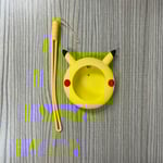 Convient Pour Pokémon Go Plus+ Housse De Protection De Dessin Animé Elf Ball Pikachu Housse En Silicone Avec Dragonne | Accessoires D'équipement De Jeutns-3116 Jaune
