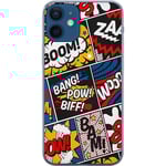 Apple iPhone 12 mini Transparent Mobilskal Tecknat Boom!