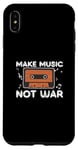 Coque pour iPhone XS Max Funny Make Music Not War Producteur de bande sonore Ingénieurs audio