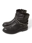 TOM TAILOR Women's 5895204 Ankle Boots, Black (Black 00001), 3 UK