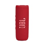 JBL Flip 6 – Enceinte Bluetooth portable et étanche à l'eau et à la poussière, haut-parleur haute fréquence pour des basses profondes, 12 heures d'autonomie, en rouge