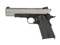 Colt 1911 Rail Gun Stainless Dual Tone CO2