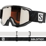 Salomon Juke Junior Ski Goggles S2 Black with Orange Lens Age 6-12 Years