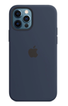 Apple Silikone-etui med MagSafe til iPhone 12 Pro Max – mørk marineblå