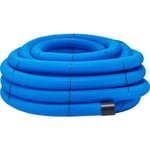 50 meter Uponor PE dräneringsrör 126/113 mm, blå
