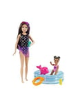 Barbie Skipper Babysitter Doll Playset - Pool And Toddler