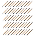 50Pcs/Lot Bamboo Ballpoint Pen Stylus Contact Pen Office & School Supplies2569