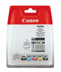 GENUINE Canon PGI-580 XL/CLI-581 Multipack PGBK/C/M/Y/BK Ink Cartridges TR8550 b
