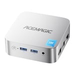 ACEMAGIC Vista V1 Mini PC, Intel Alder Lake-N97(jusqu'à 3,6GHz), 8 Go DDR4 256 Go M.2 SSD Mini Ordinateur de Bureau, W11 Pro/4K HDMI+DP/WiFi 5/BT4.2 Mini Computer pour la Maison/Bureau/école