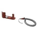 SmallRig Leather Half Case Kit for Fujifilm X-M5 Brown