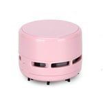 FineInno Mini Crumb Vacuum Cleaner Portable Desktop Sweeper Handheld Cordless Multifunction Cleaning for Home,Office, Cars，Pet Hairs No Battery Included (Pure Pink)