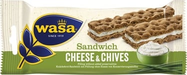 Wasa knäckebröd, ost & gräslök, 37g