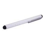 Stilfuld stylus Pen til iPhone / iPad / Samsung - Hvid