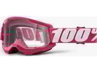 100% Skyddsglasögon 100% Strata 2 Fletcher (Transparent Anti-Fog Lins, Lt 88%-92%) (Ny)