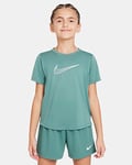 Nike One Older Kids' (Girls') Dri-FIT Short-Sleeve Training Top