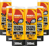 Original Source Mens 3_in_1 Shower Gel Mango and Orange, Large Vegan Shower Gel
