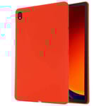 Liquid silikon surfplatteskal Samsung Galaxy Tab S10 FE - China Red
