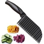 Köksassistenter vågskärare, potatisskärare mångsidig grönsaksskärare räfflad kniv crinkle cutter potatis sallad